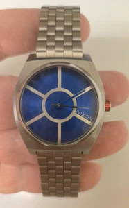 NIXON The Time Teller STAR WARS Men Quartz Blue Dial Watch BEEP BOOP - Picture 1 of 10