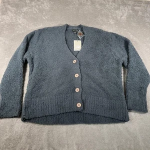 Barefoot Dreams Sweater Womens 2XL Smoky Blue CozyChic Button Front Cardigan - Picture 1 of 9