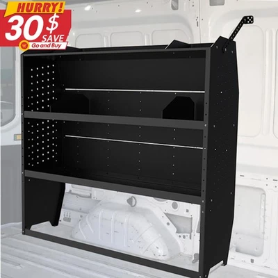 Estantería de almacenamiento de furgoneta 52" W para Ford Transit, GM, NV, Promaster, Sprinter, Metris Foto 1 de 4