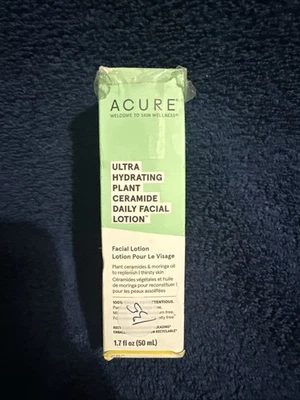 Loción facial de ceramida vegetal ultra hidratante Acure - Hidratante facial matutino... Foto 1 de 4