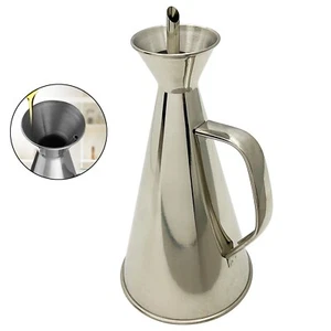 Ölspender Edelstahl Olivenöldose Separator Aufbewahrungsdose Küche 17oz - Bild 1 von 14