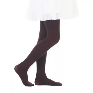 Girls Semi-Opaque Tights 50 Den 6-8 Brown - Picture 1 of 5