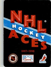 1997-98 Bicycle NHL Hockey Aces Theo Fleury #46