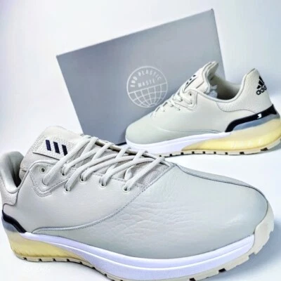 Adidas Golf US 11 Men's White/Aluminum/Blue Boost Comfort Classic Rebelcross NIB - Image 1 of 4