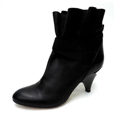 Latitude Femme Women's EUR 39.5 9.5 100% leather ankle boots fashion shoes heels - Image 1 of 4