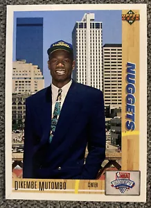 1991 Upper Deck Basketball Dikembe Mutombo ROOKIE RC #3 - Picture 1 of 3