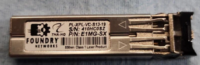 Foundry NetworkPL-XPL-VC-513-19 Module (optical links) Used - Image 1 of 4