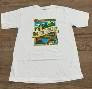 New Balance 2003 Bolder Boulder 25th Anniversary 10k Run T Shirt Medium NWOT - Picture 1 of 5