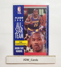 1991 Fleer Tim Hardaway #216 All-Star Team HOF Golden State Warriors 