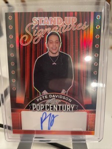 Pete Davidson 2023 Leaf Pop Century Stand Up Signature Auto Orange 6/7