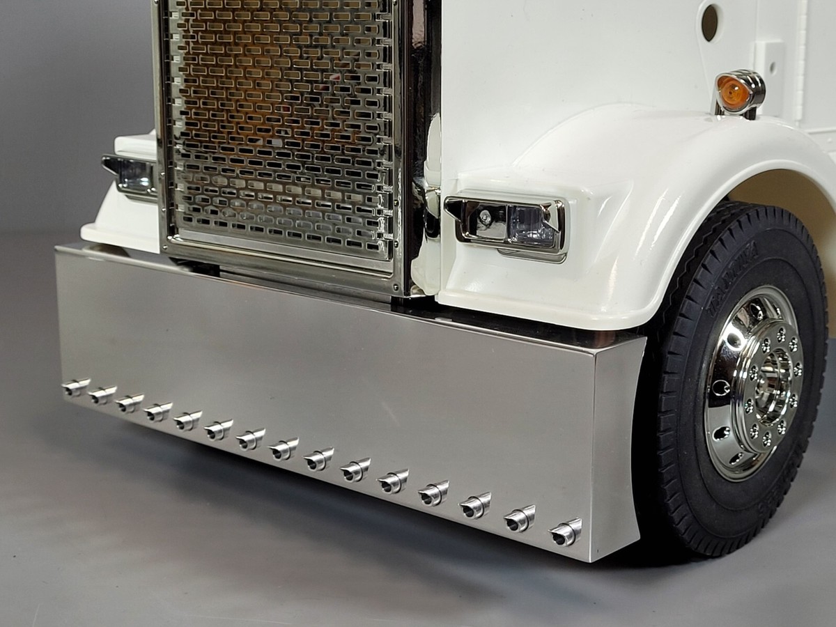 Tamiya 1/14 Truck Upgrade - Aluminum Center Gear Box Set In Gray Silver For Scania, MAN & Grand Hauler