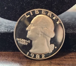 1982 S Washington Quarter From Proof Set Mint Condition DDO - Picture 1 of 4