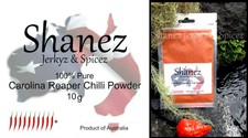 Carolina Reaper Powder Sale!! -10g  WORLDS HOTTEST SHANEZ Chilli 