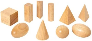 Geométrica Cuerpo, Natural - Montessori - Imagen 1 de 1