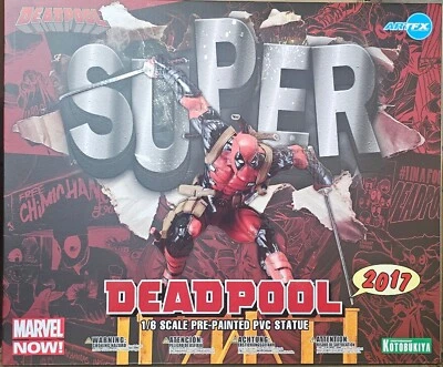 Figura Estatua Kotobukiya Marvel Now Deadpool/Wolverine: Deadpool ArtFX (43 cm) Foto 1 de 4