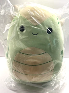 Squishmallows 12" Deray the Green Ankylosaurus BNWT Select Series Black Tag - Picture 1 of 3