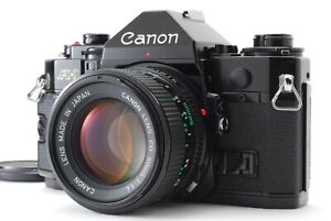 【 TOP MINT !!】 Canon A-1 A1 35mm Film camera Black + NEW FD 50mm f1.4 Lens JAPAN