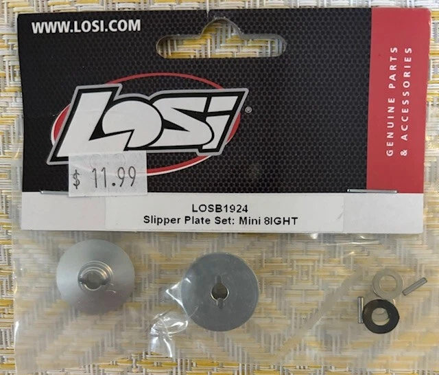Losi Part #LOSB1924: Slipper Plate Set: Mini 8IGHT; NISP - Image 1 of 1