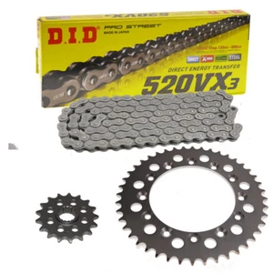 Kit Chaîne Honda NX650 Dominator 1988 Chaîne DID 520 VX3 108 Ouvrir 15/45 - Bild 1 von 4