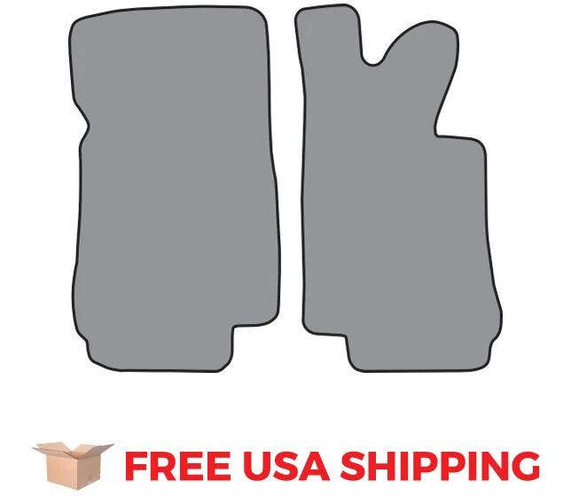 FITS 1977-1983 BMW 320i 2DR E21 Version Floor Mat Frt Row 2pc Cutpile Foto 1 de 1