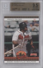 2005 Shoney's Nashville Sounds Prince Fielder #13 BGS 9.5 GEM MINT Rookie RC