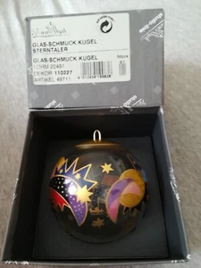 Sterntaler Rosenthal Weihnachtskugel Glas-Schmuck-Kugel Brigitte Doege OVP - Bild 1 von 1