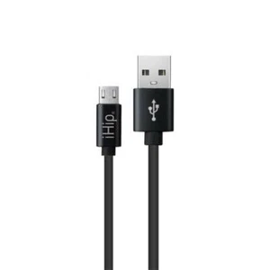 iHip 9ft Micro USB High-Speed Ultra Strong Data and Charging Cable Black Android - Picture 1 of 6
