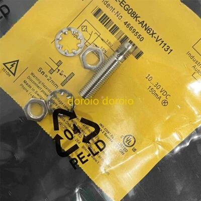 For Turck BI2-EG08K-AN6X-V1131 Sn: 2mm 150mA Inductive Proximity Switch 4669550 - Image 1 of 4