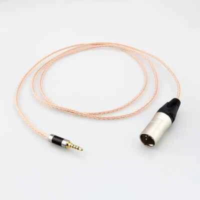 OCC Copper Earphone Cable 4pin XLR Male to 3.5mm TRRS Balanced Adapter Cable - Image 1 of 4