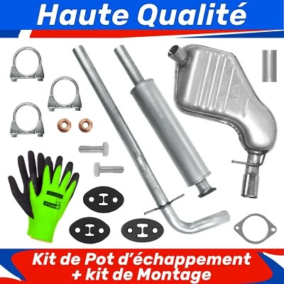 Kit de pot d'échappement pour Volvo S60 1 I Berline 2.0 2.4 T 2.4 D (2001-2010) - Photo 1/4