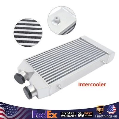Intercooler universal de montagem frontal turbo de um lado 2,5" 24,5" x 12,5" x 3" - Imagem 1 de 4