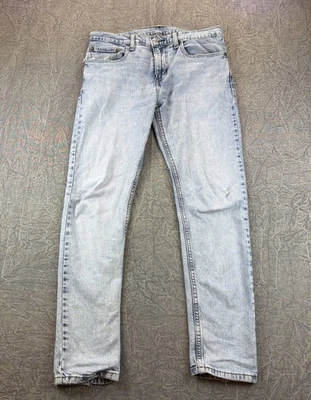 Levi’s 512 Jeans Mens 31x30 Blue Light Wash Denim Slim Straight Leg Fit Modern - Image 1 of 4