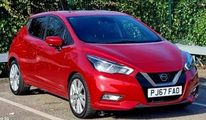 ** 2017 /67 NISSAN MICRA TEKNA 1.5 DCI + 5 DOOR + HPI CLEAR +SAT NAV + 1 OWNER * - Picture 1 of 18