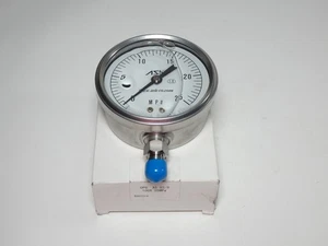 ASK OPG-AS-G3/8-100X25MPA Pressure Gauge 0-25MPa 3/8"NPT Bottom Connection - ... - Picture 1 of 5