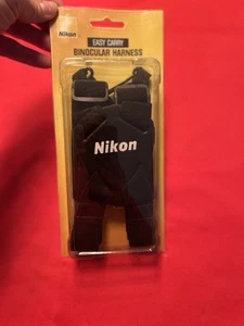 Nikon Easy Carry Black Binocular Harness with Quick Release #6121 New Sealed - Picture 1 of 4