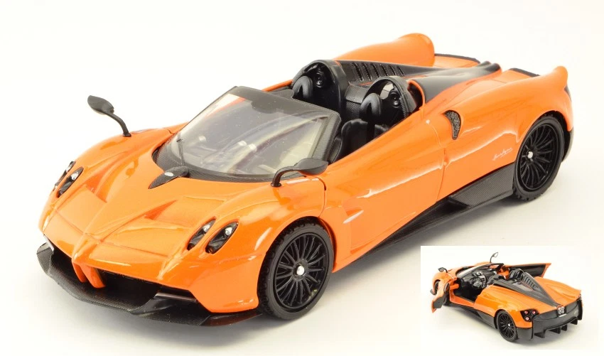 Motormax MTM79354O PAGANI HUAYRA ROADSTER 2018 ORANGE 1:24 Modellino - Immagine 1 di 1