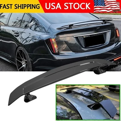 Spoiler Rear Trunk Lip/ Spoiler Roof Tail+Wing 55" For Cadillac CT5 CTS CT4 Foto 1 de 4