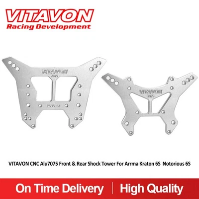 Vitavon CNC Alu7075 Front & Rear Shock Tower For Arrma Kraton 6S  Notorious 6S - Image 1 of 4