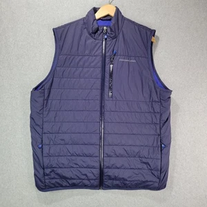 Vineyard Vines Performance Puffer Vest XL Mens Full Zip Blue - Picture 1 of 10