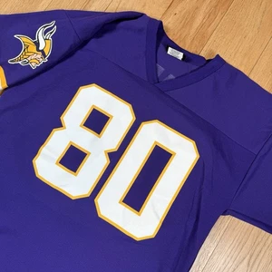 Vintage Minnesota Vikings Trikot Herren Large lila Chris Carter #80 Logo sportlich - Bild 1 von 11