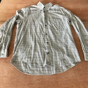 Ermenegildo Zegna Shirt Men S Black Plaid Pocket Button Down Long Sleeve - Picture 1 of 16