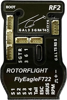 FlyEagle RF2 Flybarless Gyro Stabilizer Flight Controller Rotorflight/Betaflight - Image 1 of 4