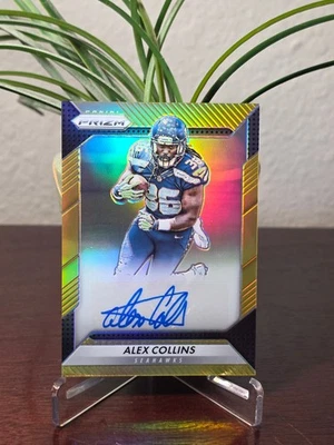 2016 Panini Prizm - Rookie Autograph Alex Collins #RA-ACL Gold Prizm /10 (AU,... - Image 1 of 3