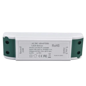 LED Transformer 24V DC 2A 48W LED Driver 24V Constant Current Voltage LED Tran - Picture 1 of 12