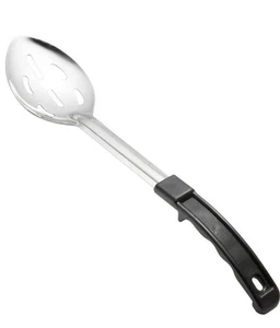 13" Stainless Steel Basting Spoons w/ Coated Handle | 12 Pack - Picture 1 of 6