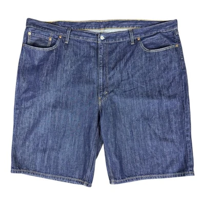 Pantalones Cortos de Jean Levi’s 469 Para Hombre 50W Algodón Denim Lavado Oscuro Calce Relajado Sueltos Y2K Foto 1 de 4