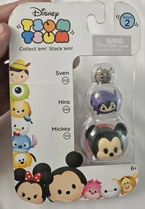 Disney Tsum Tsum Sven, Hiro & Mickey Minifigure 3 Pack # 252, 256, 103 NEW - Picture 1 of 4
