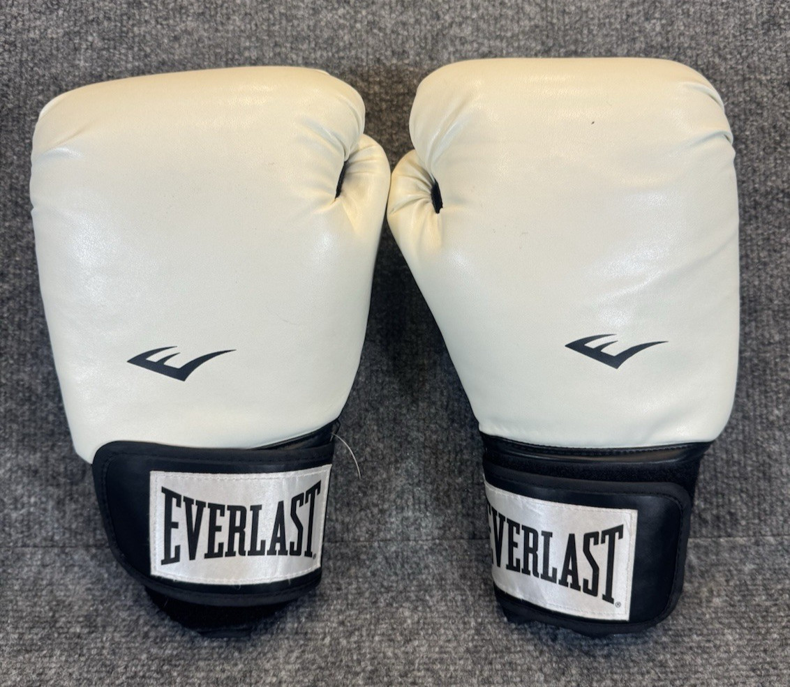 Guantes De Boxeo Everlast 1910 Sparring | Unisex Adultos | 14 Oz | Blanco