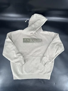 Kuiu Hoodie Jagd Pullover Sweatshirt Logo Fleece Ultraleicht Herren Gr. M Beige - Bild 1 von 7