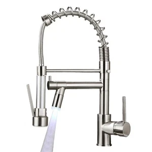 Commerical Kitchen Faucet with Sprayer,Single Handle Pull Down Sprayer Kitche... - Picture 1 of 7